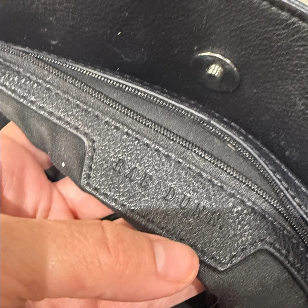 Rae Dunn Black Satchel Bag